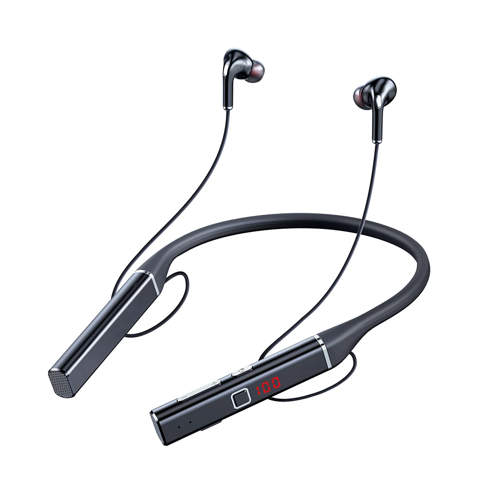 S720 100 Hours Wireless Bluetooth-compatible Headset Magnetic Neckband IPX3 Waterproof Sports Headphones Noise Cancelling