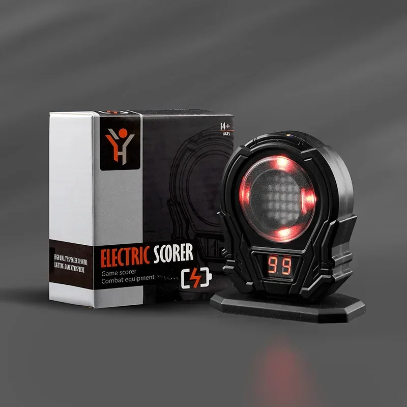 Giocattolo per esercitarsi con bersaglio laser a induzione a infrarossi con sistema elettronico sensibile al colore Gioco di tiro con effetti sonori per Traini