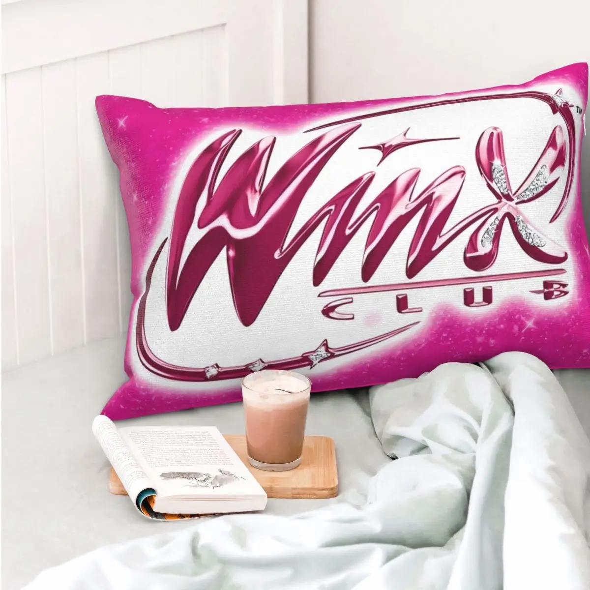 Winx Saga Club fundas de almohada ligeras Súper suaves, fundas de almohada de microfibra de fácil cuidado, regalos para mujeres y hombres, 2 paquetes