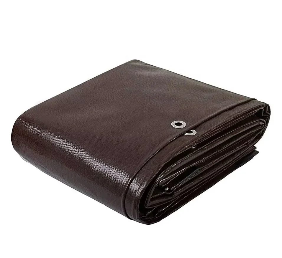 

【From China】Multi Use Heavy D-uty Woven Canvas Tarpaulin UV Resistant Industrial PE Tarp