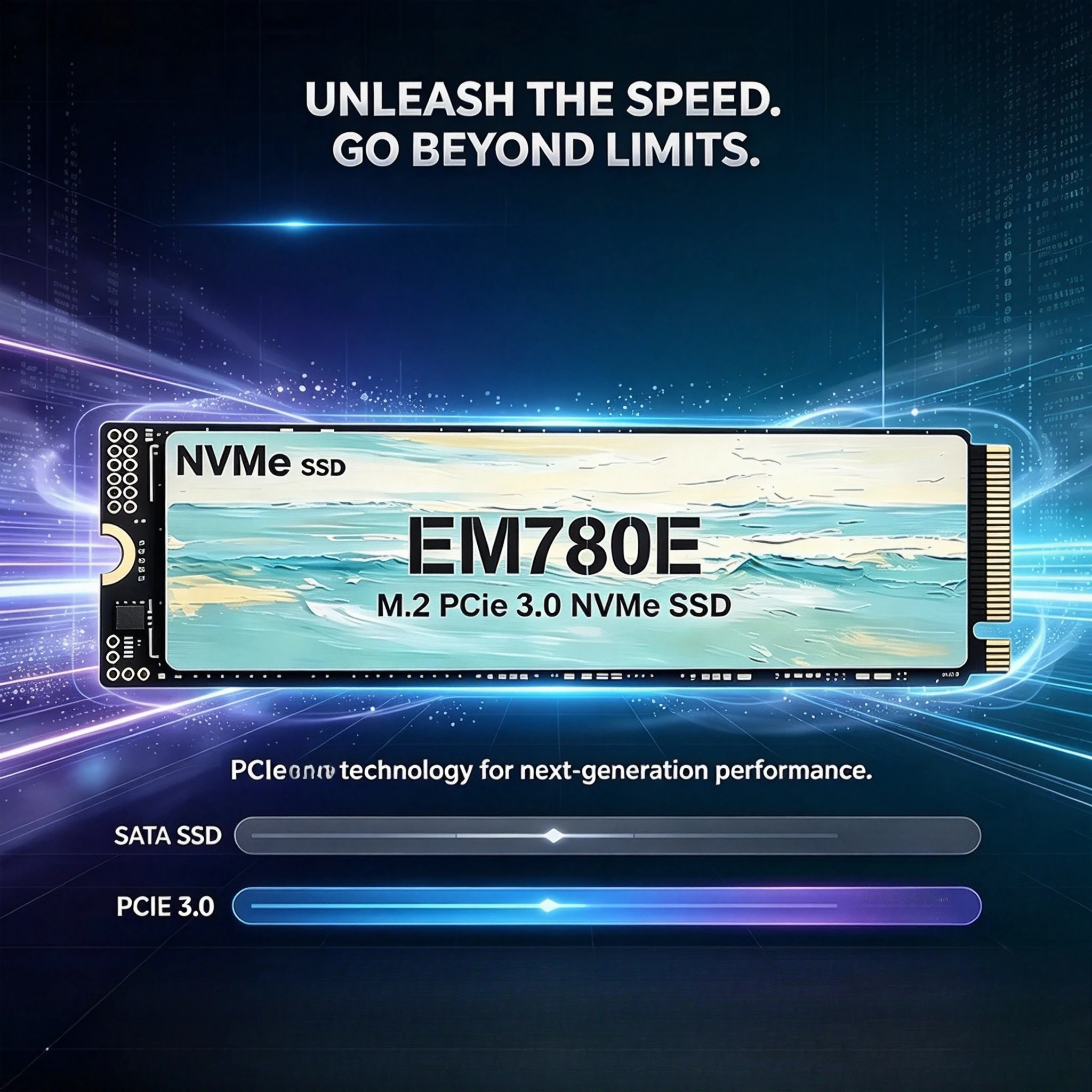 EM780E SSD M.2 NVMe Internal Solid State Drive High Speed PCIe 3.0 Gaming Drive Works for  Laptop PC Hard Disk