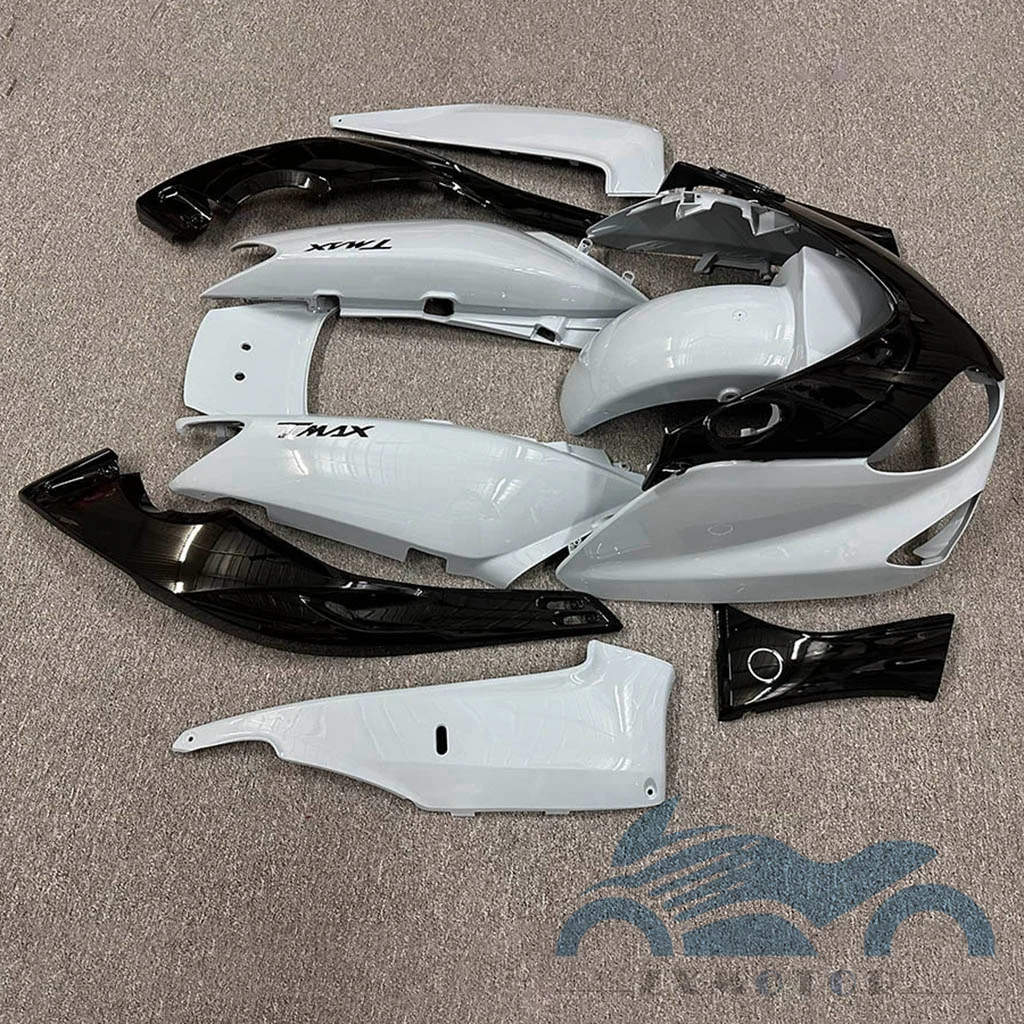 Custom Fairings Kit for YAMAHA TMAX500 2001 2002 2003 2004 2005 2006 2007 TMAX 500 01-07 ABS Injection Black White Bodywork Set