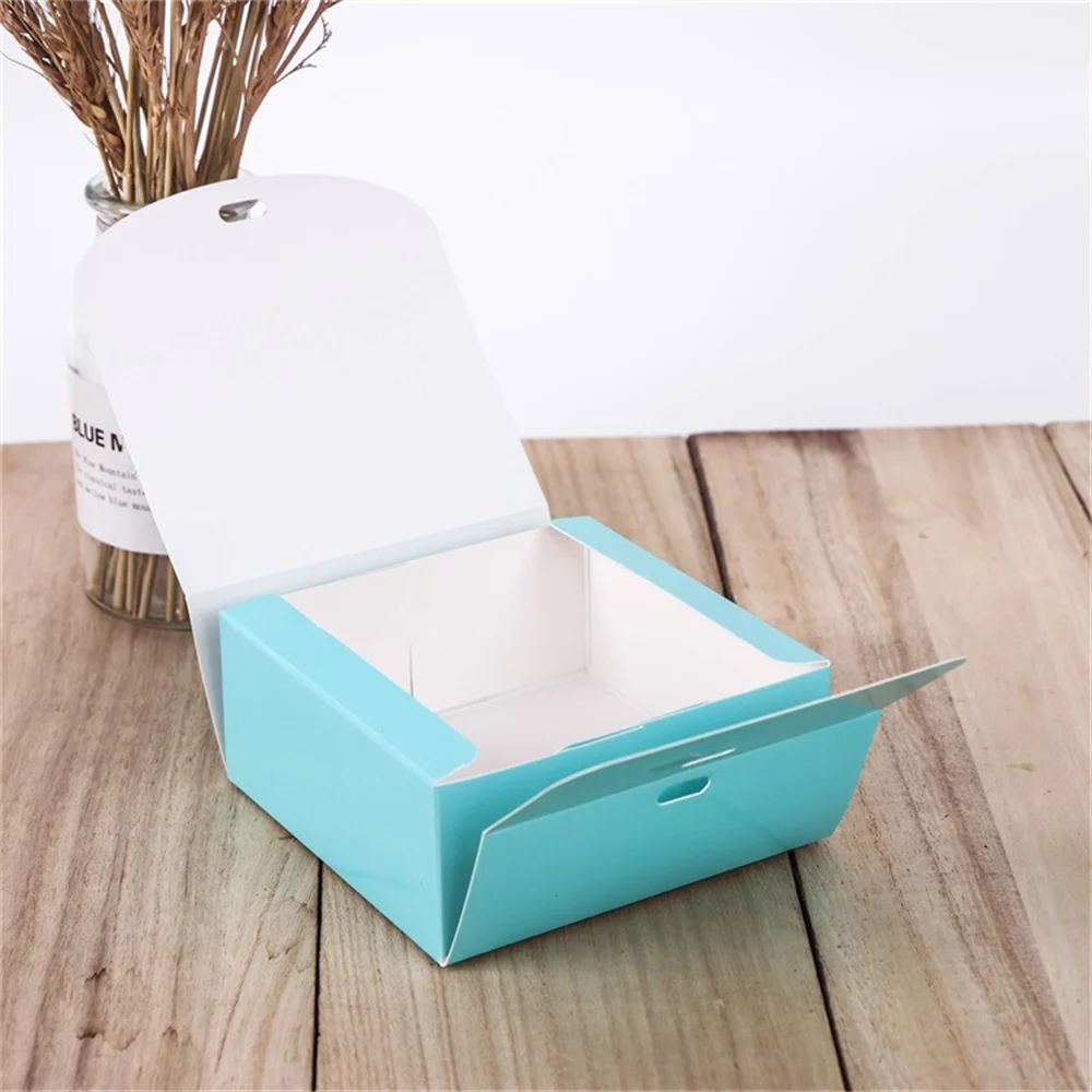 Square Thicken Gift Box With Ribbons Birthday Wedding Event & Party Favours Decoration Storage Gift Wrap Bridesmaid Proposal