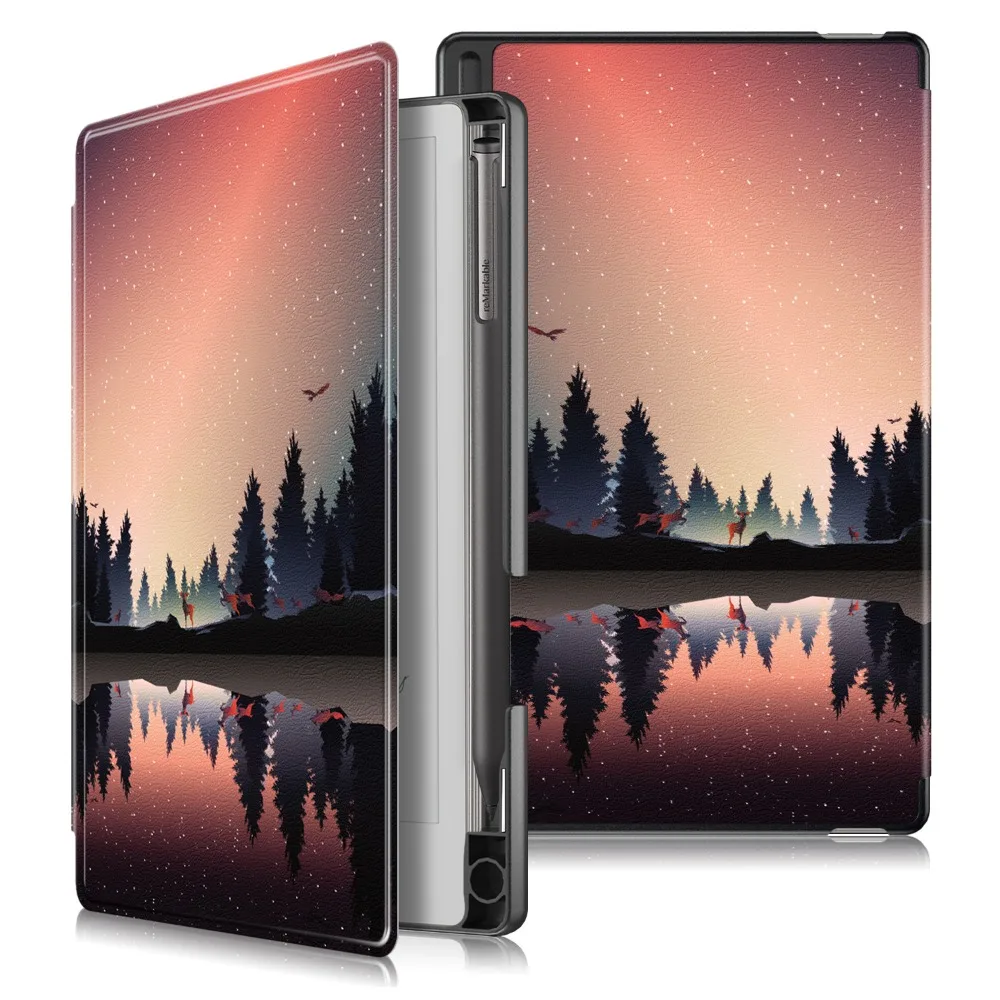 

Auto Wake/Sleep 7.3 Inch Case Wear-resistant Anti-fall Folio Cover Shockproof Waterproof for reMarkable Paper Pro Move