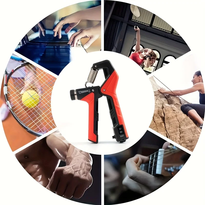 5-100kg Adjustable Grip Strength Trainer Muscle Exercise Fitness Equipment, Durable ABS Material, Muscle Enhancement and Recover
