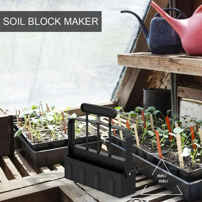 XMSJ Soil Block Maker Handheld Seedling Soil Blocker Potting Soil Block Making Tool Root Soil Culture Container Making ﻿2025 NEW