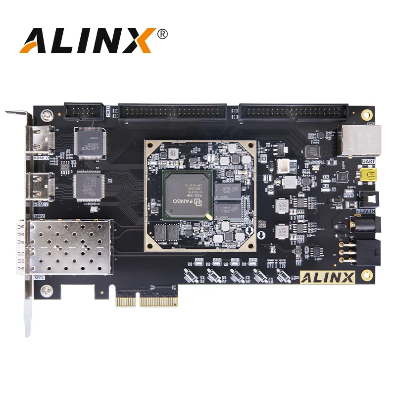 ALINX AXP100:PANGOMICRO Logos2 PG2L100H FPGA PCIe SFP Placa FPGA