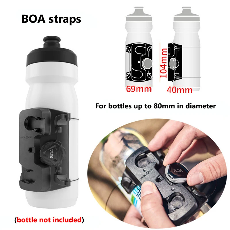 FIDLOCK TWIST Magnets Flaschenhalter für Fahrräder, kabellose Flaschenhalterung, 450ML/590ML/800ML, mit magnetischer Befestigung für Flaschenhalter – Detail 5