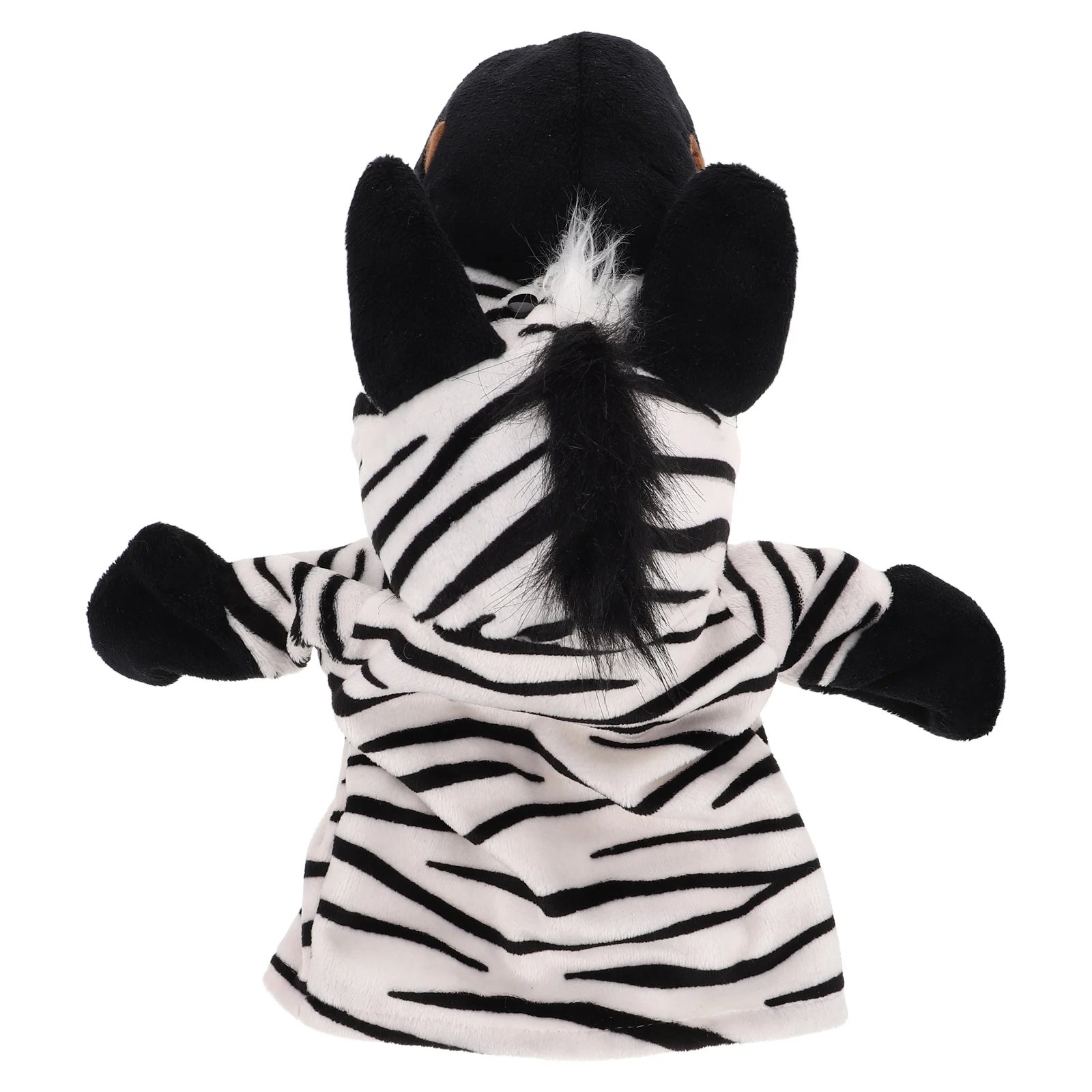 

Cute Zebra Animal Finger Kids Storytelling Classroom Stage Toddler Party Bag Fillers Mouth Opening Interactive Family Parent