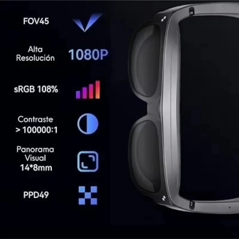 نظارات RayNeo Air Plus XR TCL NXTWEAR S+ مع نظارات عرض فيديو Micro OLED 1080P