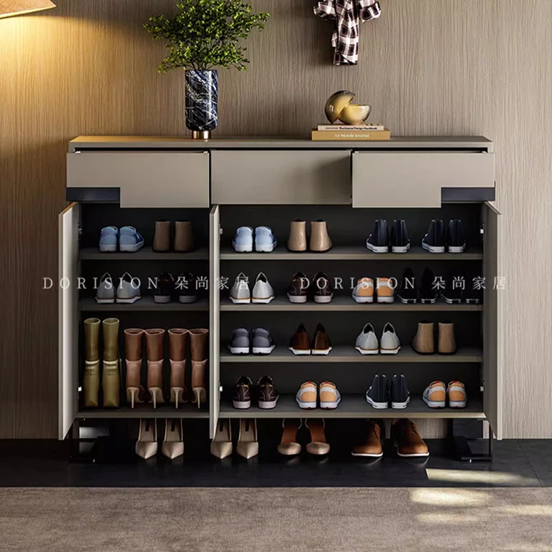 Large Size Room Decor Shoe Cabinet Aesthetic Design Modern Luxury Chinese Shoe Shelf Organizer Zapatero Space Saving Furniture - Image 2