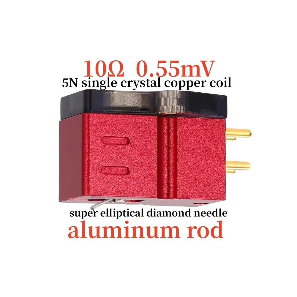 HIFI Audio MC Dynamic Coil Cartridge 10Ω 0.55mV Super Elliptical Diamond Needle Bracket for LP Vinyl Record Player Phonograph view 6