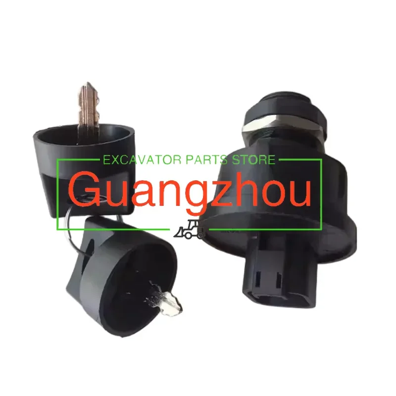 Excavator Prats Suitable for SANY SY16 26 35 50U Micro Excavation Ignition Switch Key Start Electric Door Lock 95060