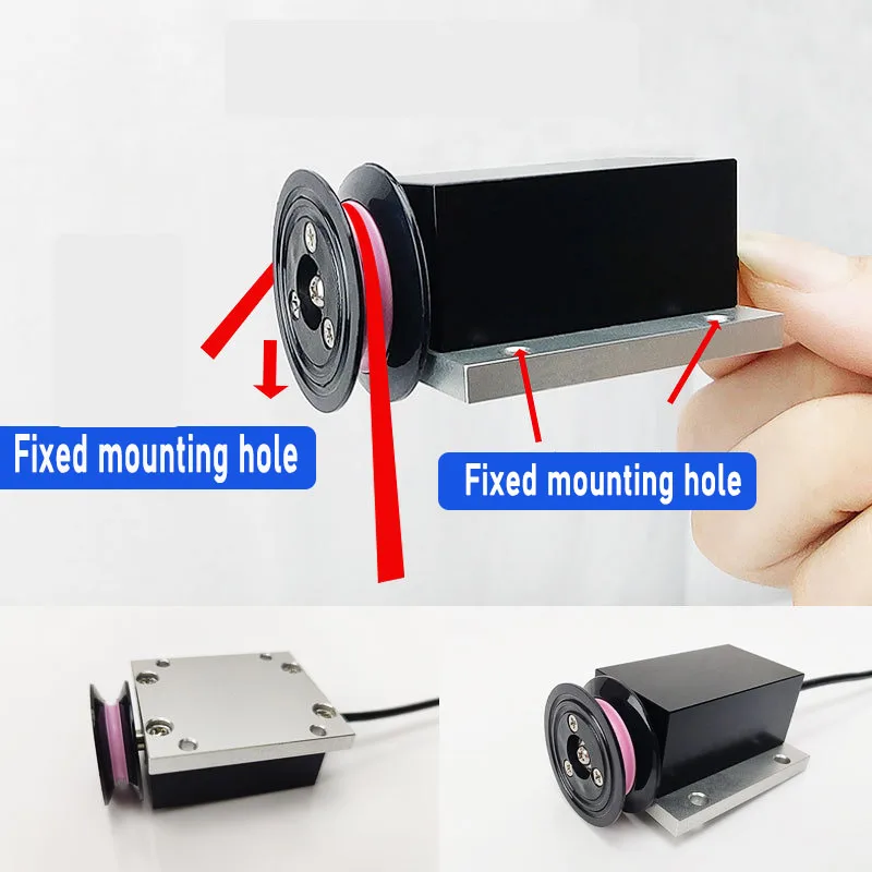 High Precision Miniature Tension Sensor Single Pulley Force Sensor for Steel Wire Thin Wire Cloth Belt Detection Stable Anti-Int