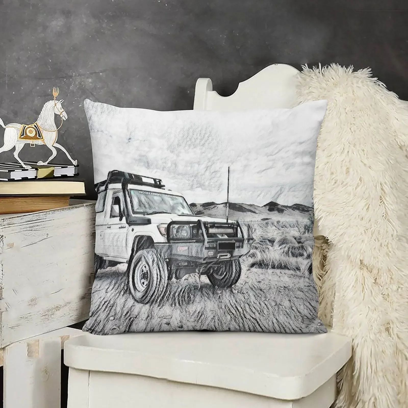 

Troopcarrier in Cooya Pooya, WA Throw Pillow Sofa Cover New year Cushions pillow