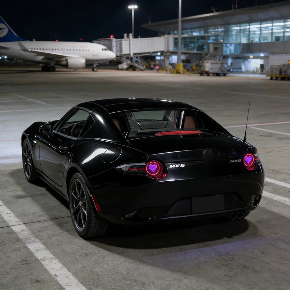 

Plug and Play For Mazda MX-5 ND1 ND2 ND3 2016-2025 High Quality LED Digital Tail Lights Tools Startup Effect Rear Lamps