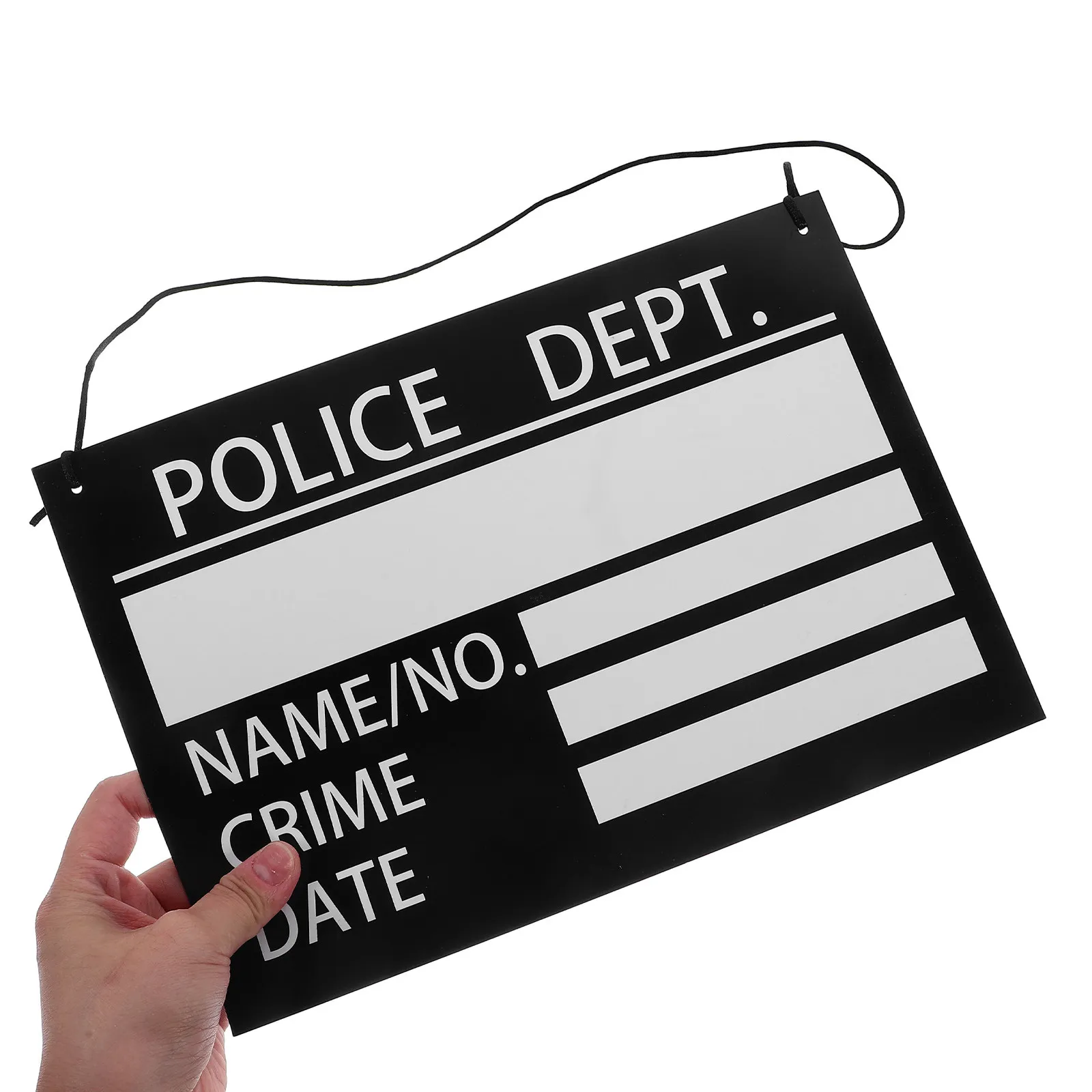 Prisoner Costume Nameplates Prison Name Tag Convict Name Plates Halloween Role-Playing Jail Poster Photo Prop Party Supplies