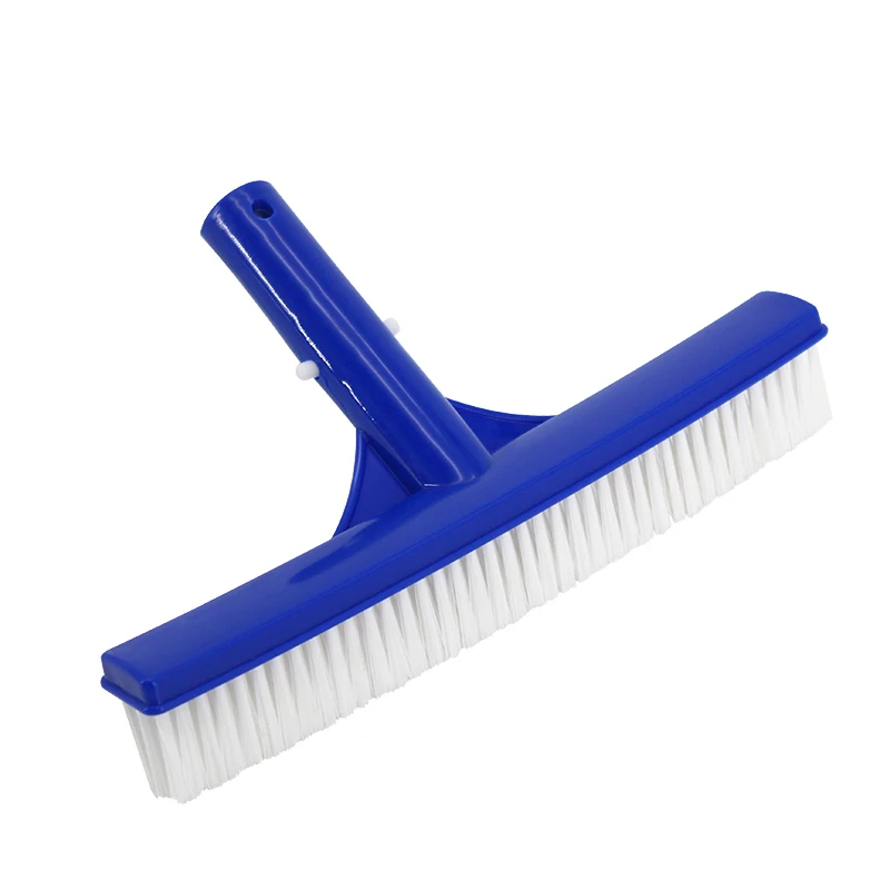 Practical Swimming Pool Cleaning Tools 10 Inch Pool Wall Brush with Plastic Bristles