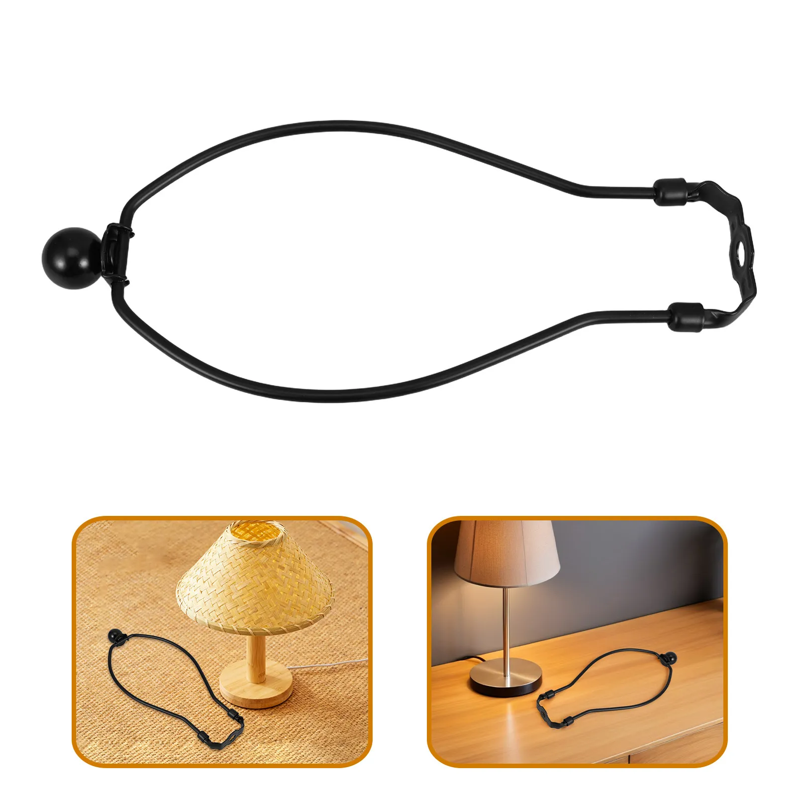 

2Pcs Lampshade Harp Holder Metal Bracket Easy Install Table Floor Lamp Shade Replacement Clip Lamp Shade Harp Bracket