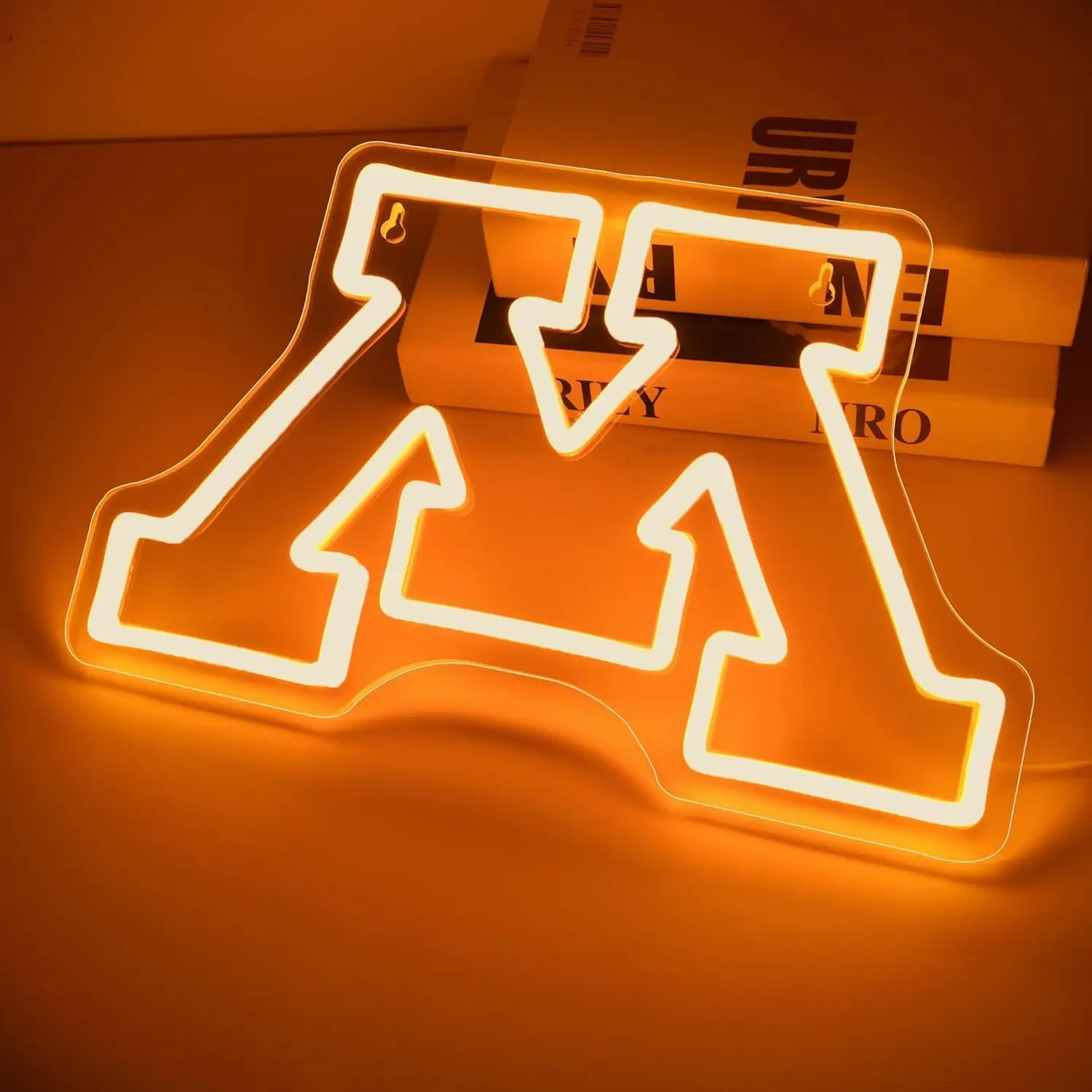 

Party Neon Sign Letter M Light for Decor Romantic cyber neon, dazzling warm light, sweet and cool