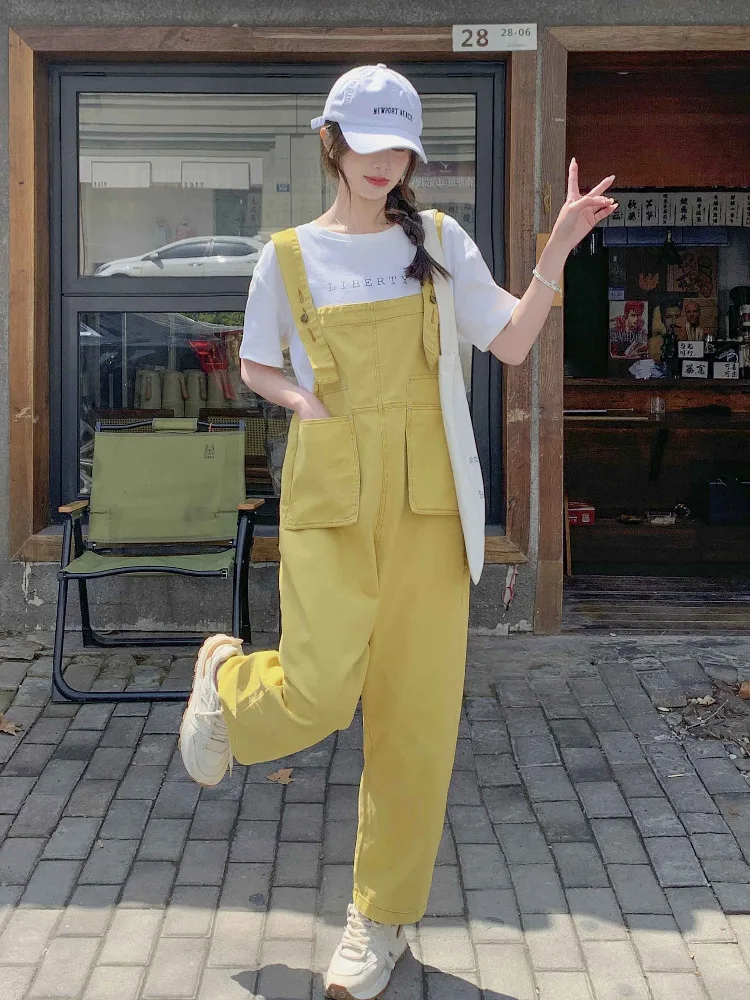 

Faionable Workwear Sle Overalls for Women Summer New Arrival High Waist Long Pants Sweet Sle Age-Defng Treetter