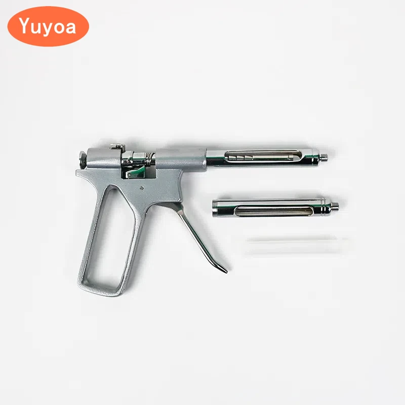 

1Pcs Dental Gun Syringe Stainless Steel Quantitative Press Type Syringe Dental Surgical Instruments Oral Care