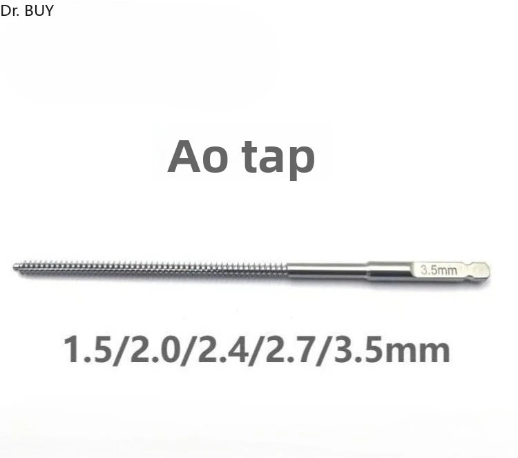 Cortical Bone Screw Quick Loading Tap, Stainless Steel Tapping Device, Pet Orthopedic Equipment, Small Animal Surgical Punching