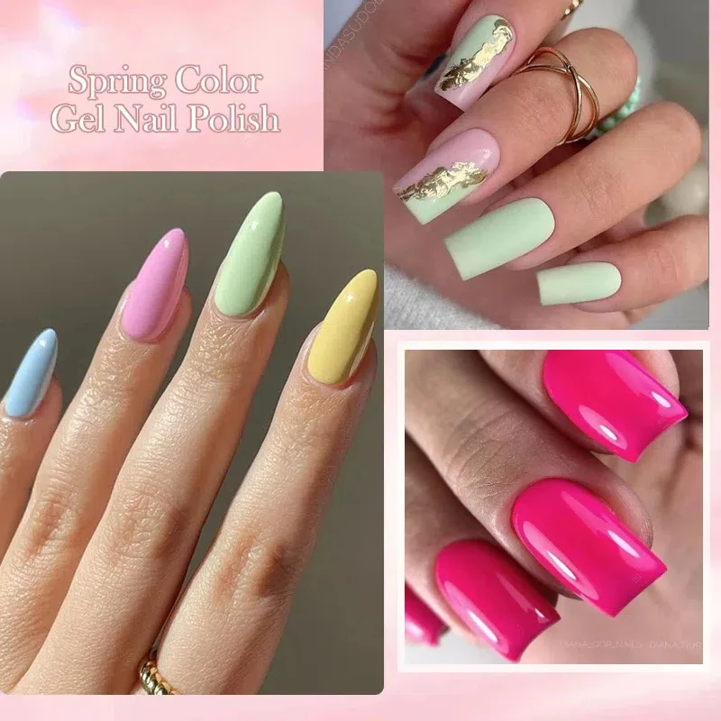 3 pièces/ensemble vernis à ongles Gel coloré printemps été couleur Macaron Kits de manucure vernis Semi-permanent tremper UV/LED Gel Nail Art
