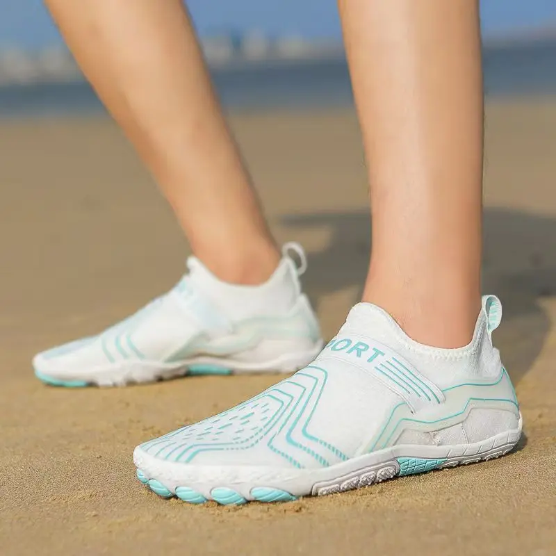 

Men's Summer New Big Size Quick-Drying Wading Shoe Soft Sole Non Slip Beach Swimming Shoe Hiking Shoe Unisex Indoor Fitness Shoe