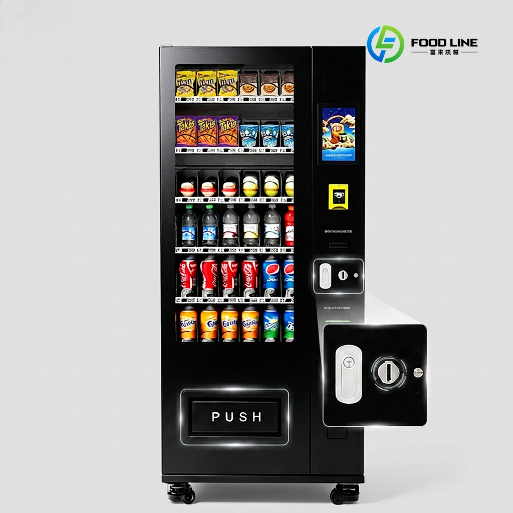 Stable‑running Retail Vending Kiosk SDK Supported Keyboard Screen For Cold Drink Snack Supermarket Operation Custom