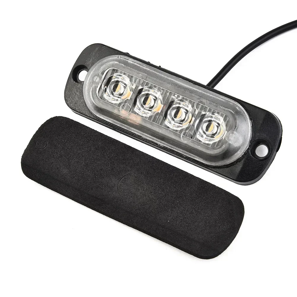 Led Side Marker Lights Amber Recovery Car 12V/24V LED Lighting Bar Orange Grill Breakdown Flash Led Emerge Strobe Lights