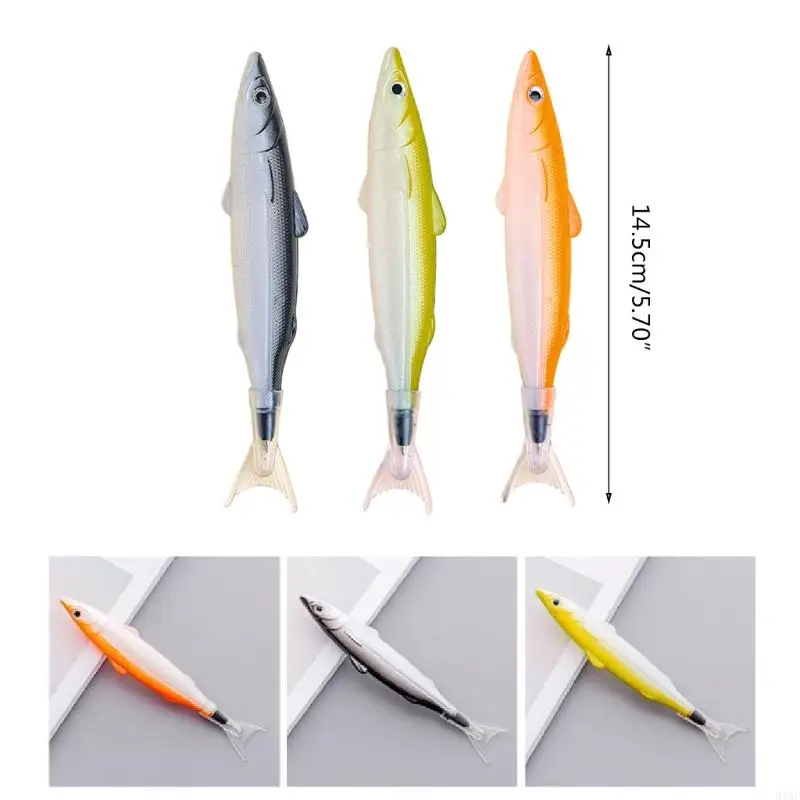 918C para caneta peixe criativa caneta esferográfica adorável caneta peixe para decoração festa caneta peixe