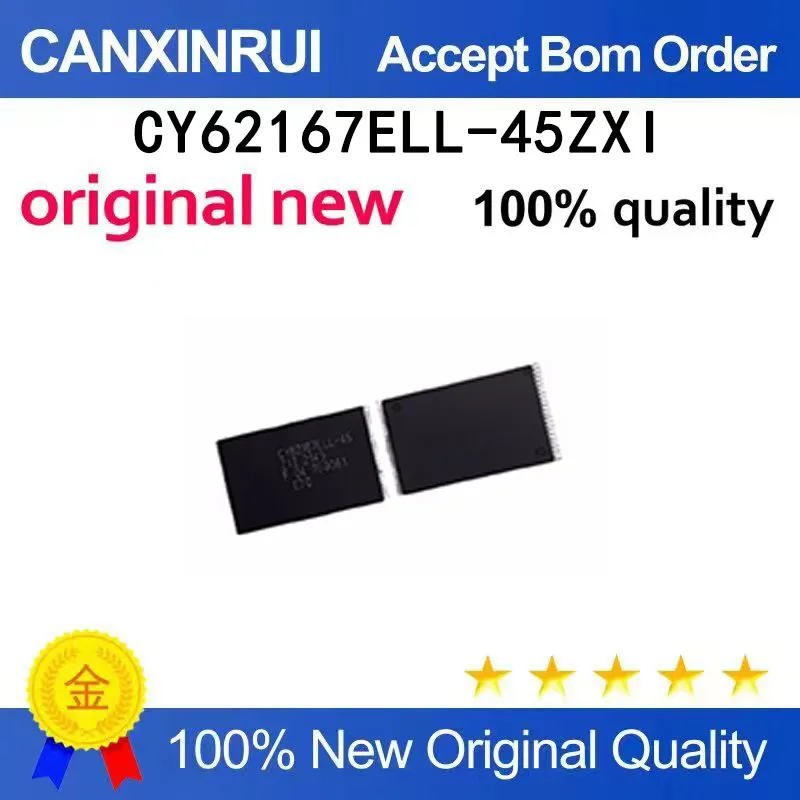 (5-100 pieces)Brand new original CY62167ELL-45ZXI CY62167ELL TSOP48 chip IC