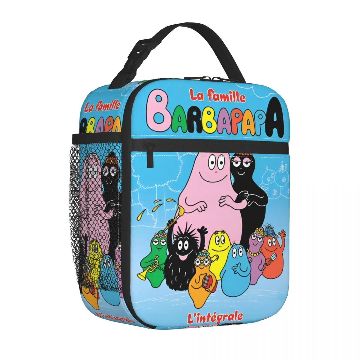 Insulated Lunch Boxes Barbapapa Cartoon Merch Food Box Multifunction Thermal Cooler Bento Box For School