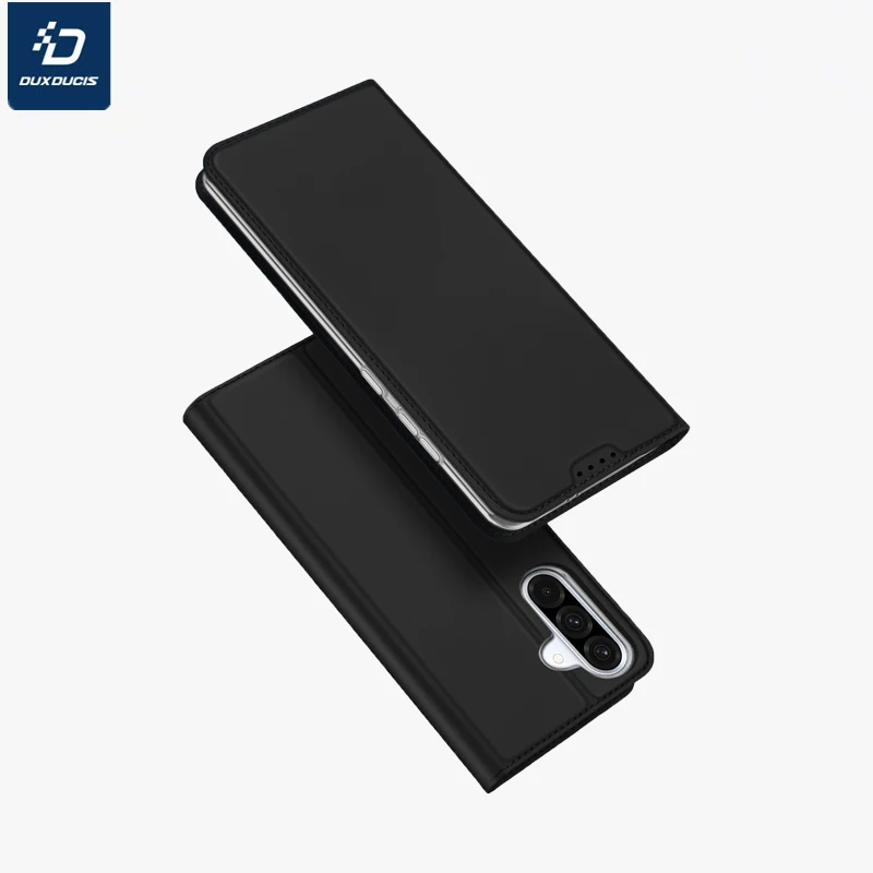 

DUX DUCIS роскошный флип-ультратонкий кожаный кошелек Cace для Samsung Galaxy A36, магнитный кожаный слот для карт, противоударный чехол для телефона