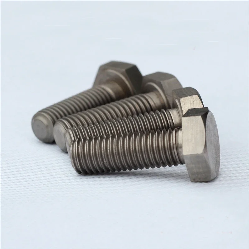 M6 Titanium Screw TA2 Hexagon Bolt Hexagonal Screws Hex Bolts  8mm-120mm Length