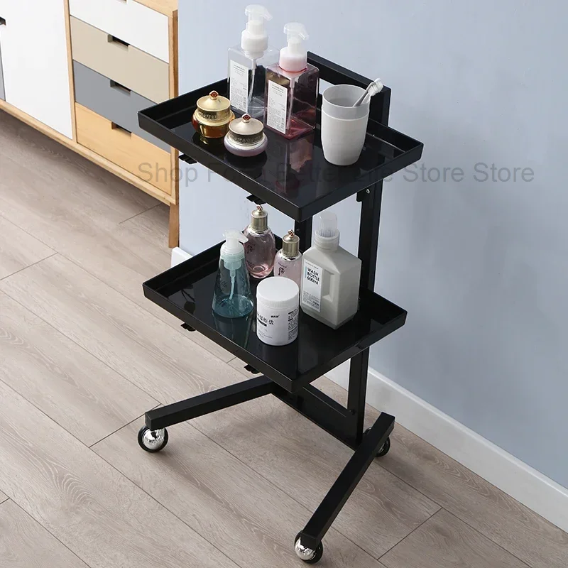 Hair Beauty Salon Trolley Cosmetic Cleaning Medical Tool Salon Trolley Utility Makeup Carrito Auxiliar Salon Furniture BL50SF