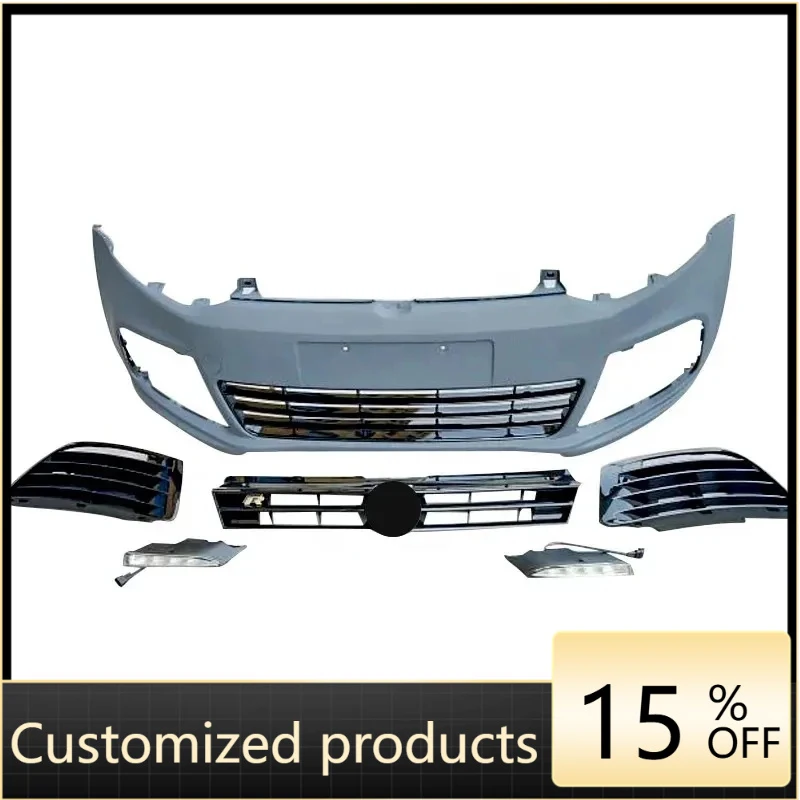 Car Front Bumper Assembly With Grille Exterior Parts 0-