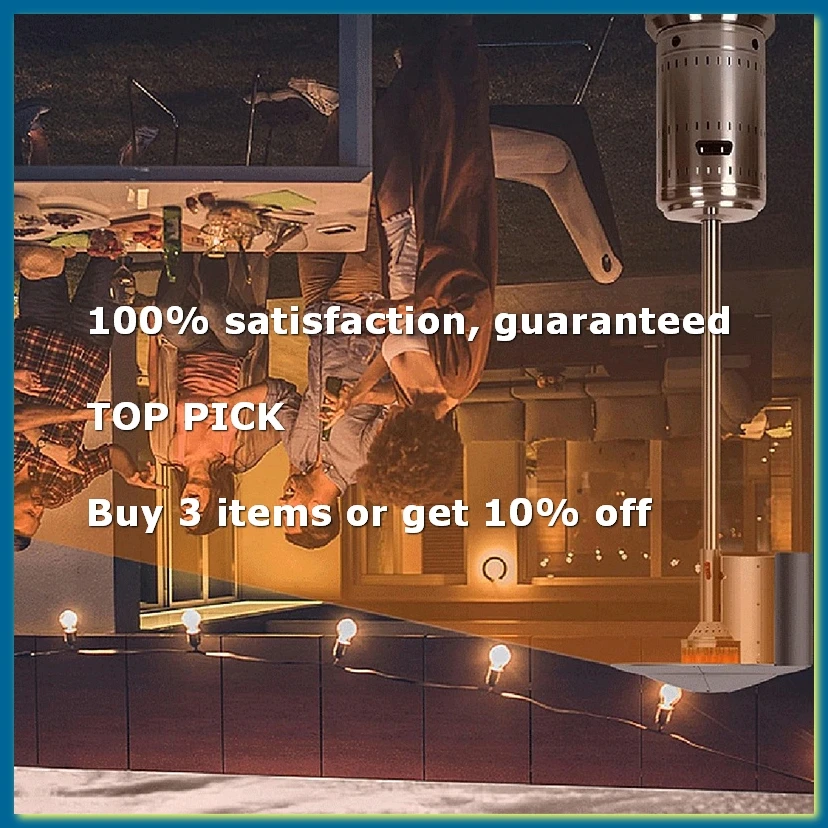 Patio Heater Reflector Shield Heat Focusing Reflector for Round Natural Gas Propane Heaters Outdoor