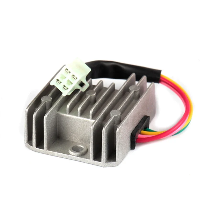 12V 4 Wires Voltage Regulator Rectifier For GY6 50cc 80cc 100cc 120cc 150cc Motorcycle Scooter Moped ATV Aluminium