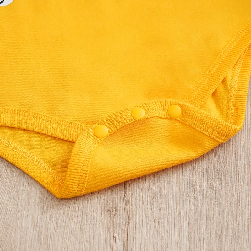 Spring And Autumn Boys And Girls Cute Cartoon Tiger Print Cotton Long Sleeve Baby Triangle Bodysuit+Two Piece Pants Set