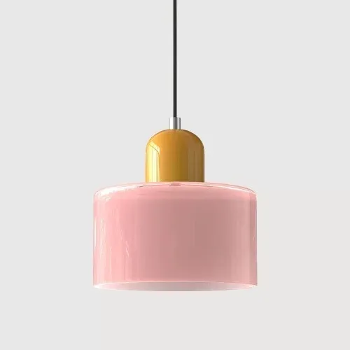 Europese Retro Glazen LED-hanglampen Slaapkamer Hoofdeinde hanglamp Restaurant Bar Koffieshop Bar Verlichtingsarmaturen