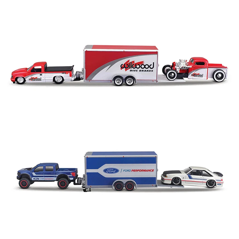Maisto 1:64 1955 ~ 2021 modèle de voiture en alliage de remorque classique collection de simulation de fabrication de moulage sous pression style multiple à choisir