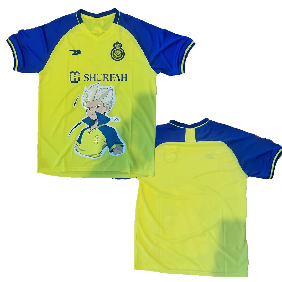 شعبية Inazuma أحد عشر كايو جيرسي ثلاثية الأبعاد طباعة الاطفال أنيمي كرة القدم تي شيرت موضة الرجال النساء الرياضة تيز المتضخم Y2k كرة القدم القمم