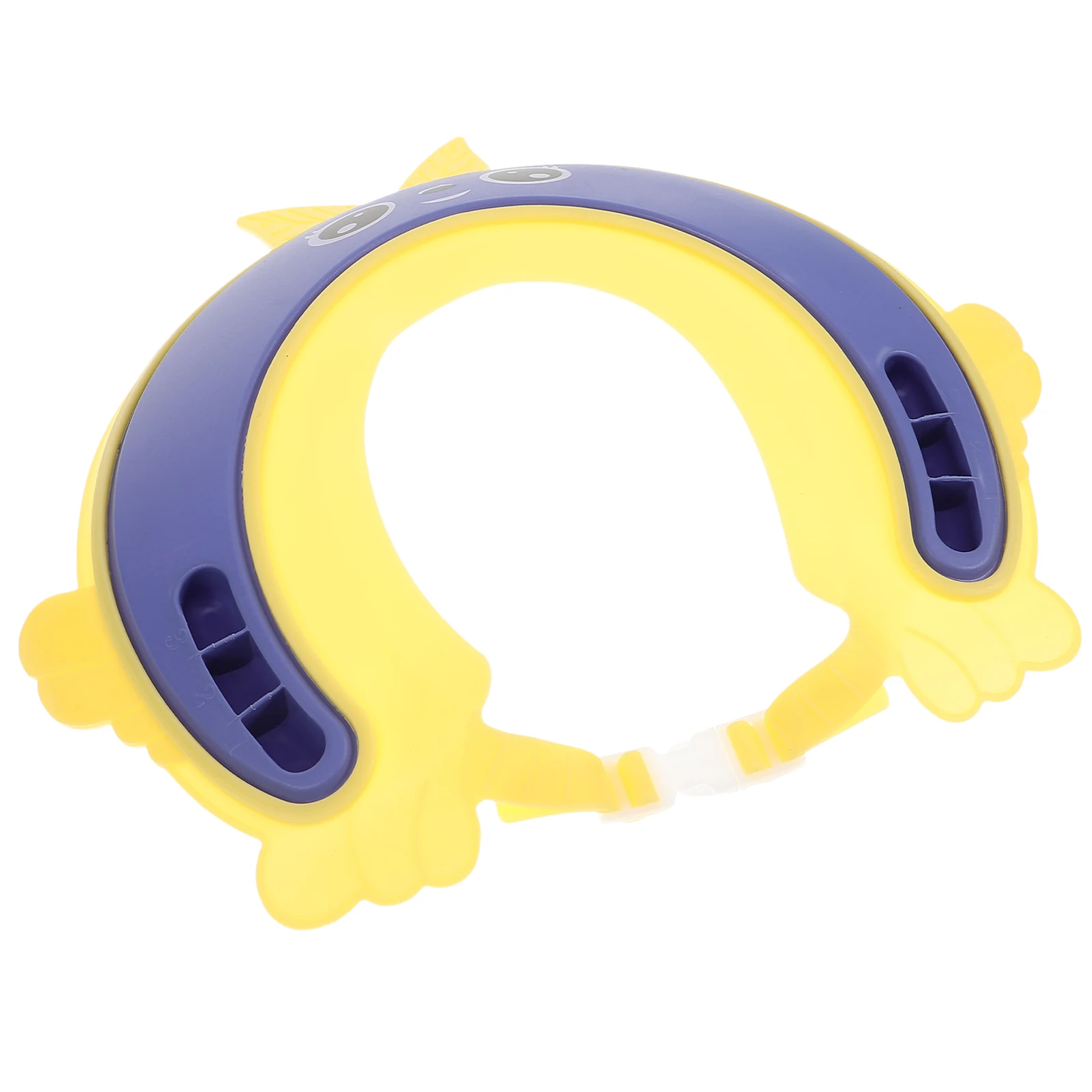 

Baby Hair Shampoo Cap Shower Hat Plastic Kids Tab Strap Lightweight Soft Waterproof Practical Toddler Use Adjustable Bath
