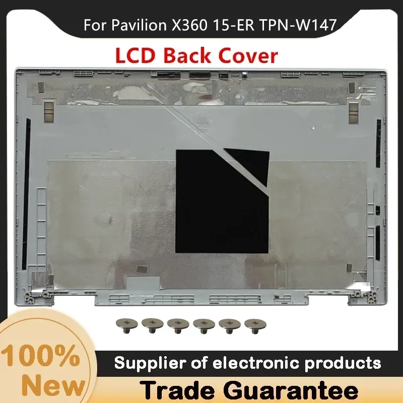 Nieuw Voor HP Pavilion X360 15-ER TPN-W147 LCD Back Cover EEN Shell Zilver Hoofdletters Palmrest Cover Met toetsenbord M45129 M45130-001