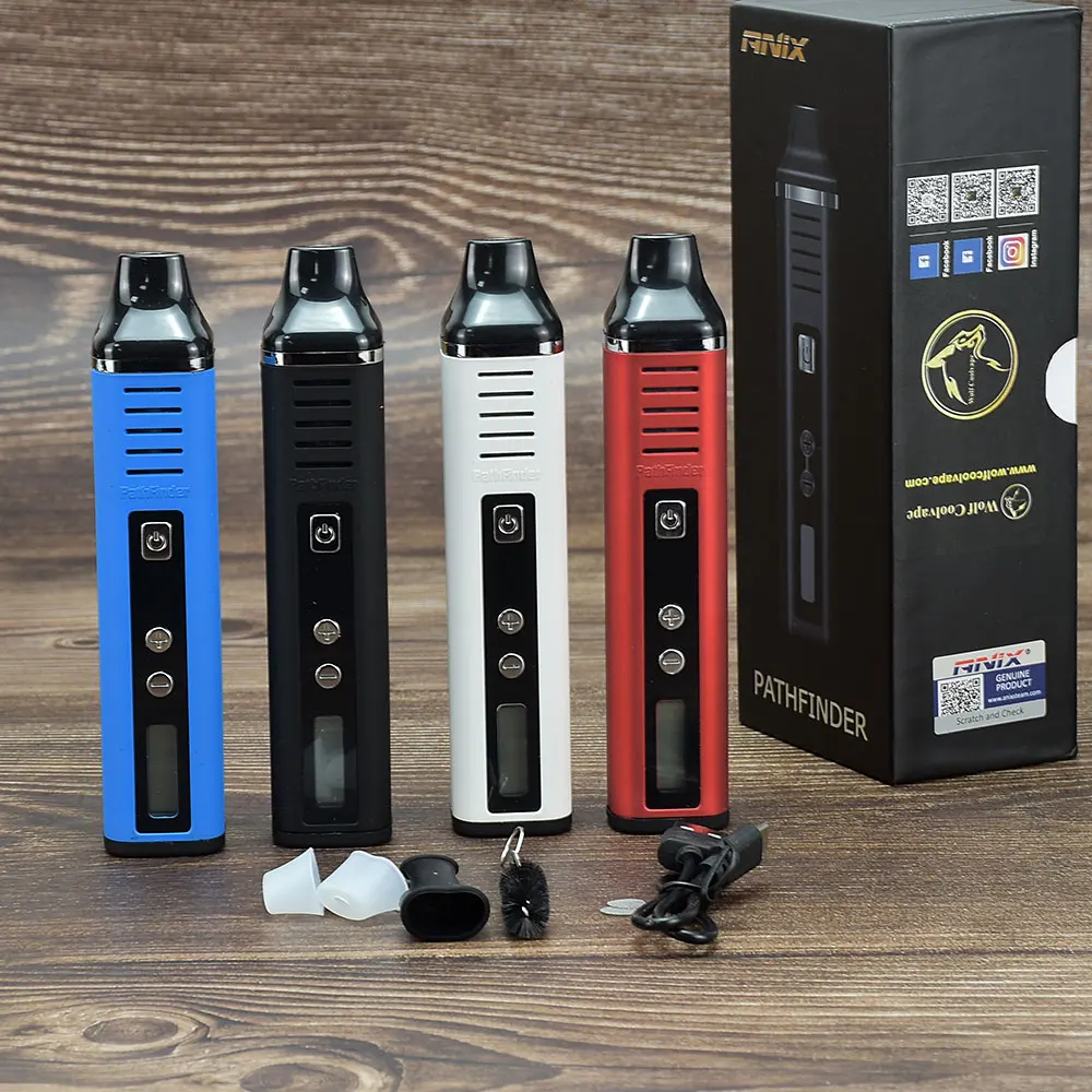 Vape Pathfinder V2 Dry Herb Vape Kit vape mod Vaporizer 2200mAh with OLED Display Vapor Temp Control Pathfinder Herbal Pen Kit