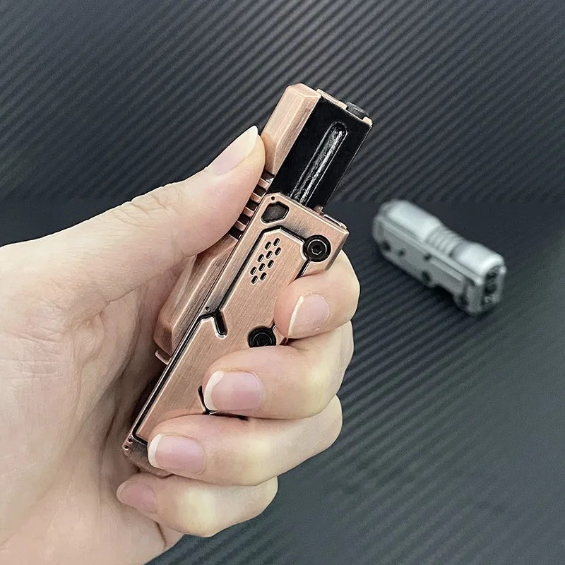 Muzzle EDC Fidget Slider Zinklegierung Fidget Toys ADHS Tool Stressabbau- und Entspannungsspielzeug für Erwachsene Freizeit Push Slider