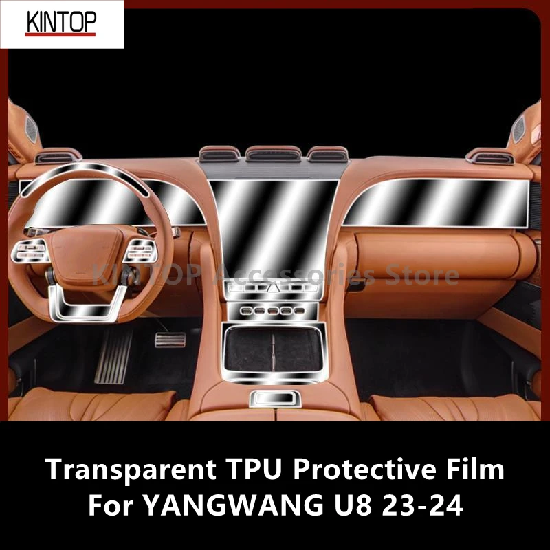 

For YANGWANG U8 23-24 Car Interior Center Console Transparent TPU Protective Film Anti-scratch Repair Accessories Refit