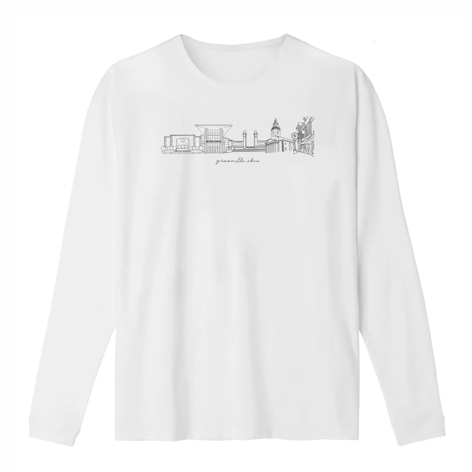 Granville Ohio Expanded T-Shirt Summer Casual Cotton Tee Oversized Streetwear Tops Vintage Graphic Print Unisex Men Women